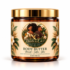 Nicole & Co. 8 oz body butter amber jar